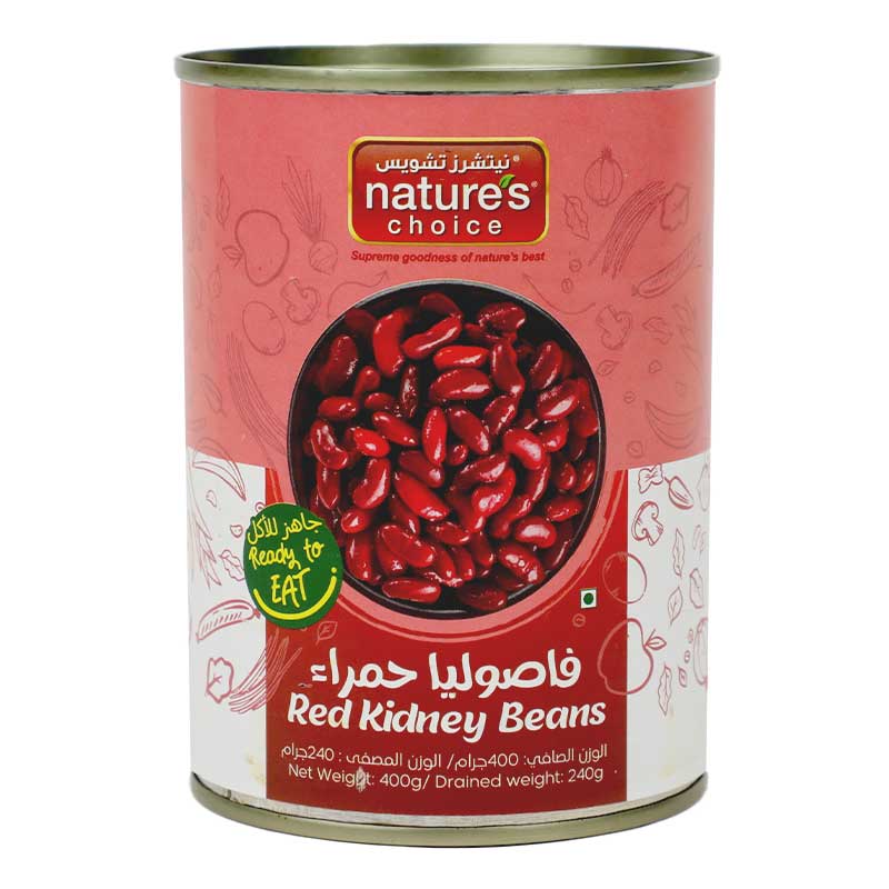 NATURES CHOICE RED KIDNEY BEANS 400G CAN