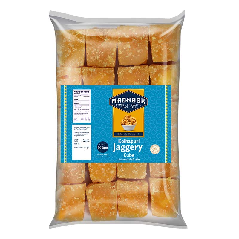 JAGGERY KOLHAPURI CUBE SQUARE 500GM