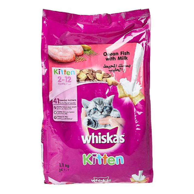 WHISKAS OCEAN FISH FLAVOUR 1.1KG