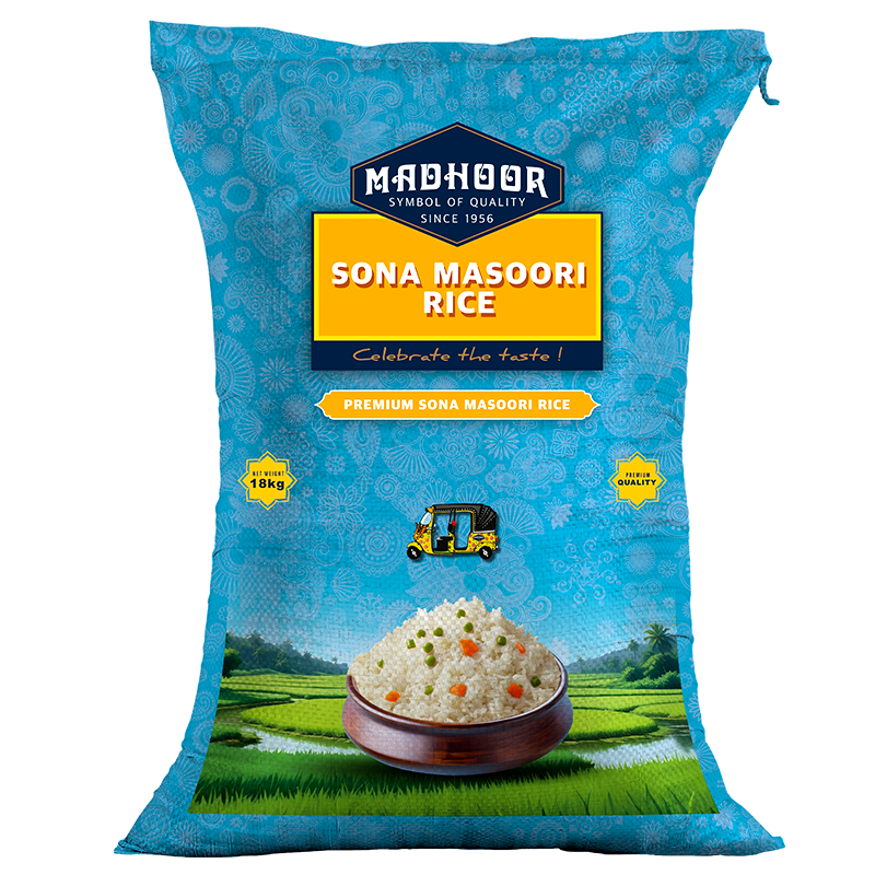 MADHOOR SONA MASOORI RICE 18KG