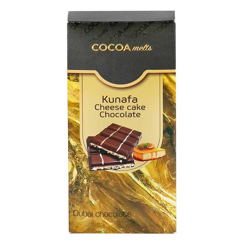 COCOA MELTS CHEESECAKE KUNAFA CHOCOLATE 160GM