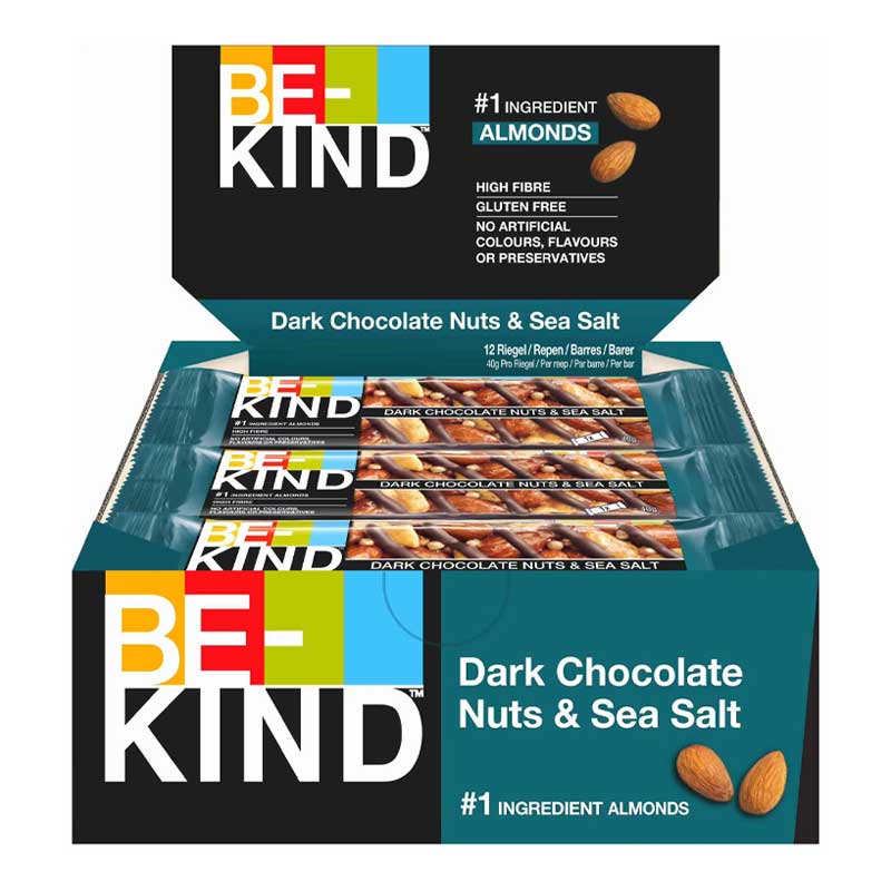 BE KIND DARK CHOCO &amp; SEA SALT 40GM