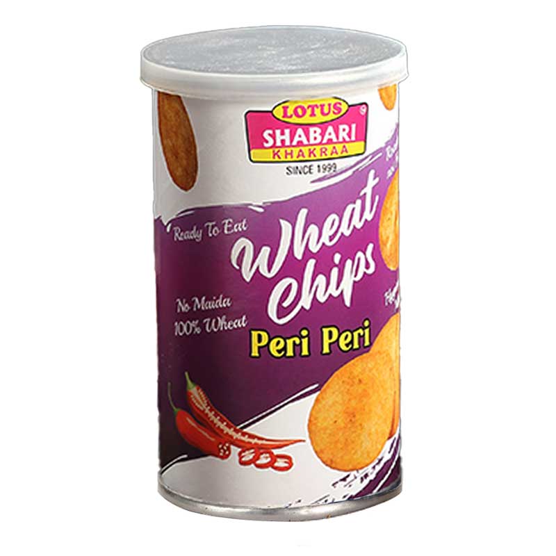 LOTUS PERI PERI WHEAT CHIPS 100GM