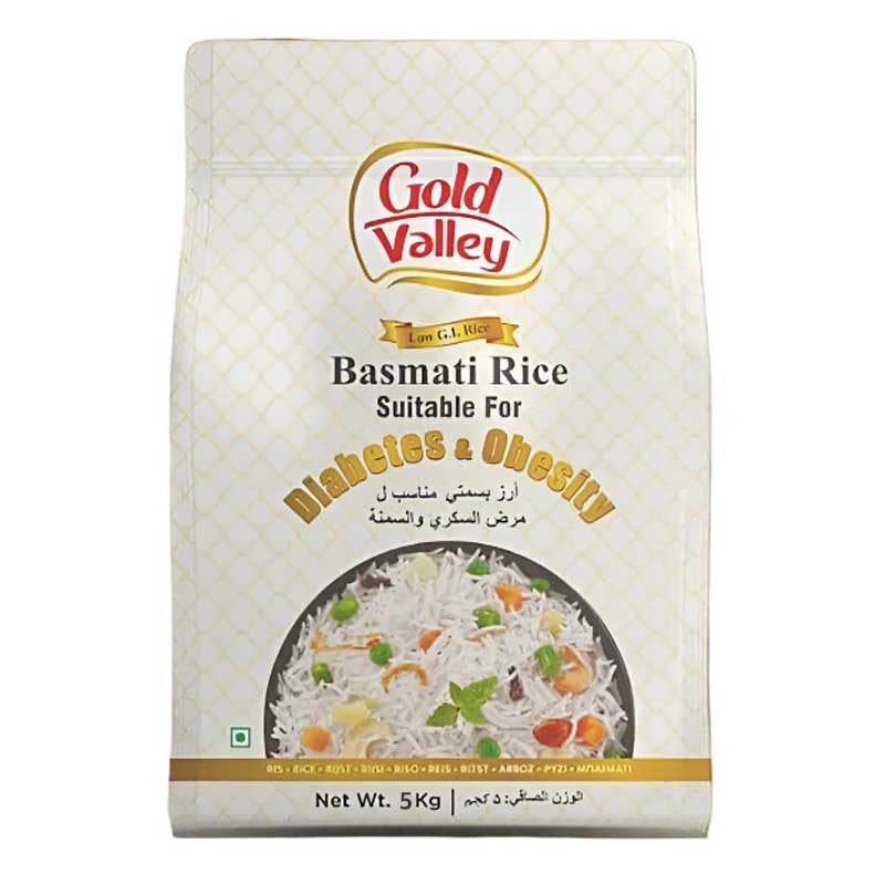 GOLD VALLEY DIABETIC BASMATI RICE 5KG