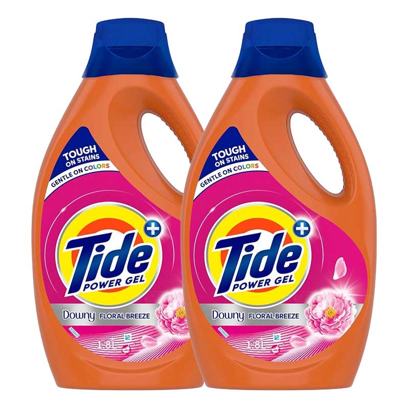 TIDE POWER GEL DOWNY FLORA 2X1.8LTR