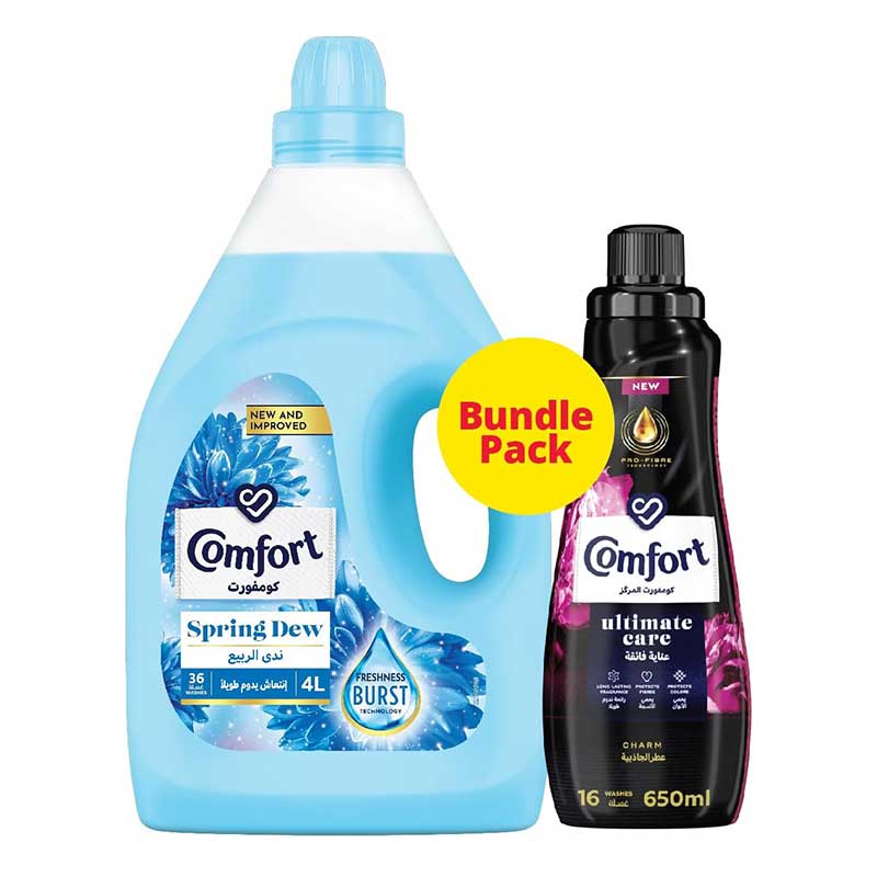 COMFORT SPRING DEW 4LT+650ML FREE