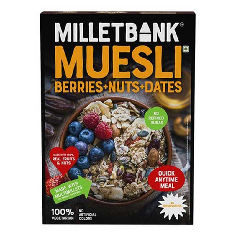 MILLET BANK MUESLI (STRAWBERRY) CEREAL 350GM