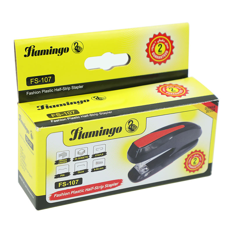 FLAMINGO STAPLER HALF STRIP BOX