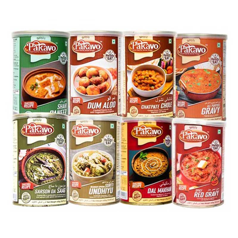 PAKAVO READY TO EAT ASSORTED 450GM