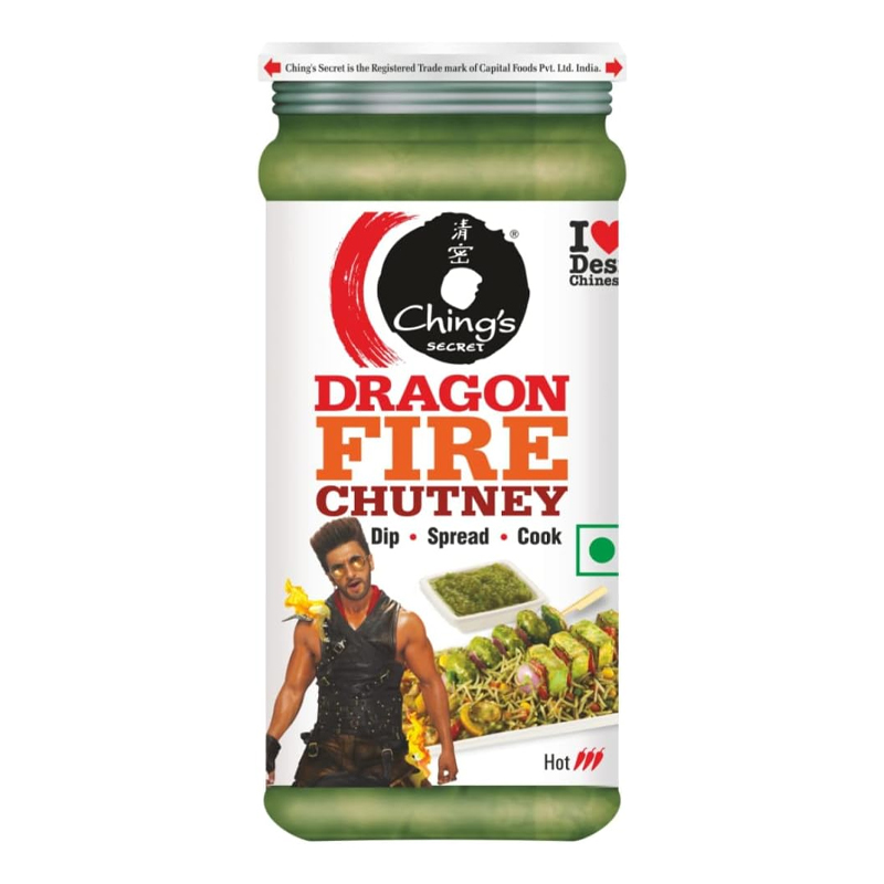 CHINGS DRAGON FIRE CHUTNEY 250GM