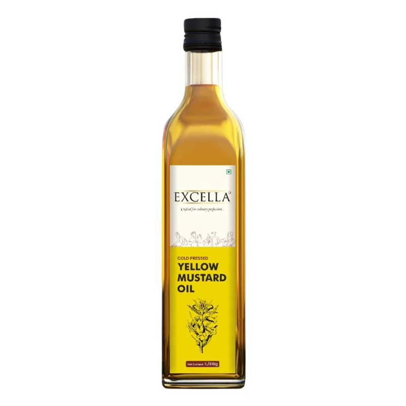 EXCELLA COLD PRESSED YELLOW MUSTARD OIL 1LTR