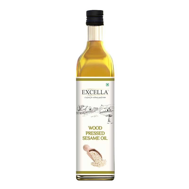 EXCELLA WOOD PRESSED SESAME OIL 1LTR
