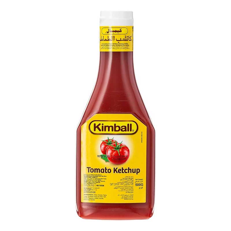 KIMBALL TOMATO KETCHUP SQZ 500GM