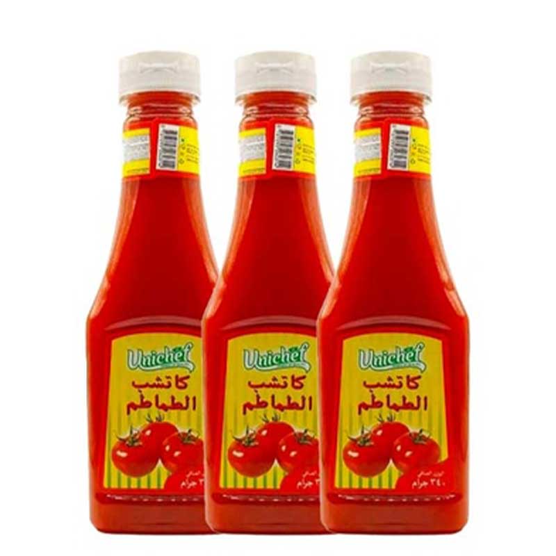 UNICHEF TOMATO KETCHUP 3X340GM