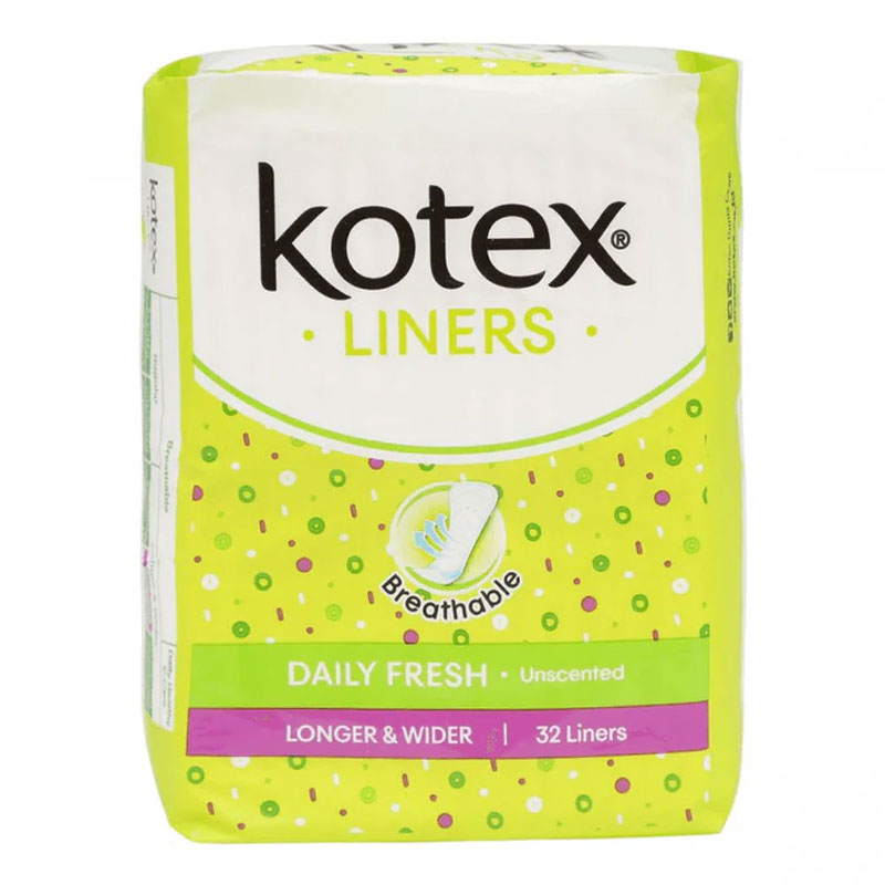 KOTEX BREATHABLE DAILY FRESH 32 LINERS