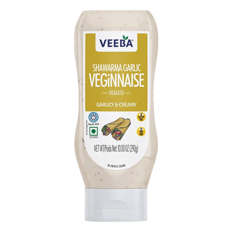 VEEBA SHAWARMA VEGINNAISE EGGLESS GARLICKY &amp; CRMY 290GM