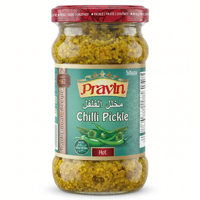 PRAVIN CHILLI PICKLE GLASS BTL 300GM