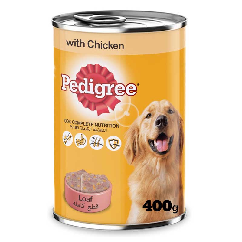 PEDIGREE WITH CHICKEN 400GM