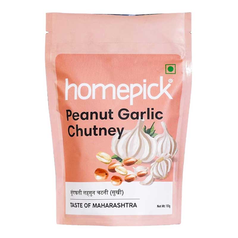 HOMEPICK CHUTNEY PEANUT GARLIC 100GM