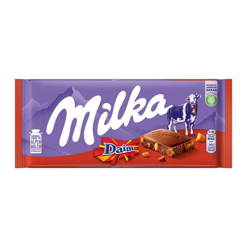 MILKA DAIM CHOCOLATE 100GM
