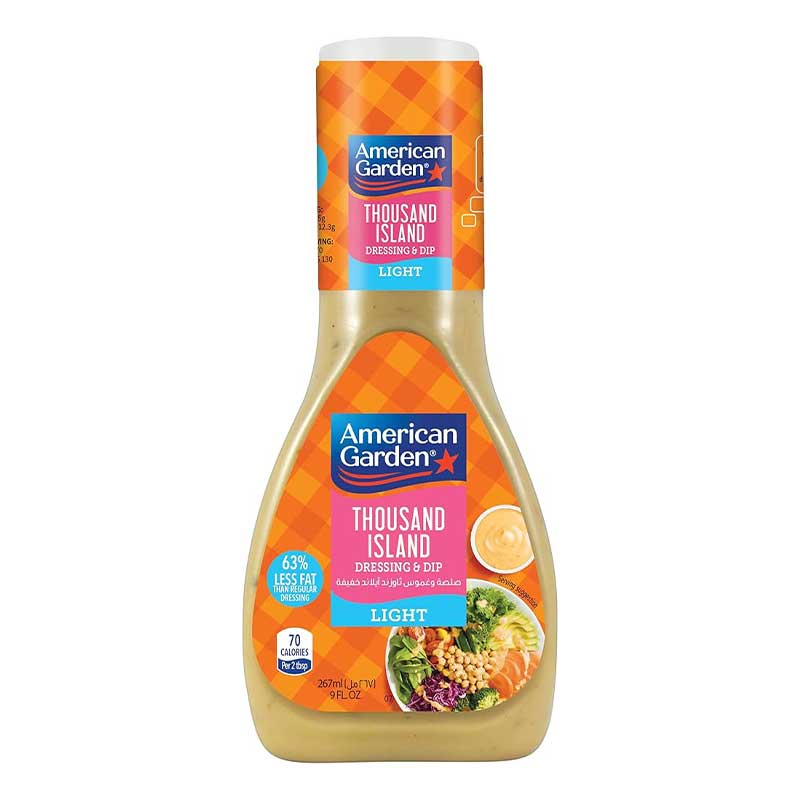AMERICAN GARDEN  DRESSING THOUSAND ISLAND LITE 9oz