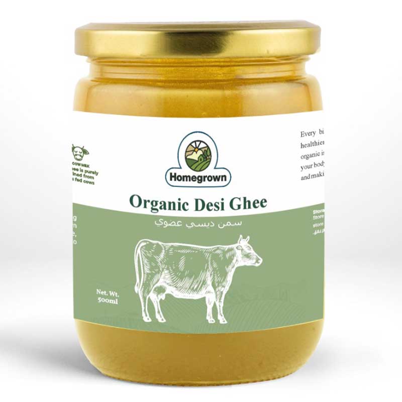 HOMEGROWN ORGANIC DESI GHEE 500ML