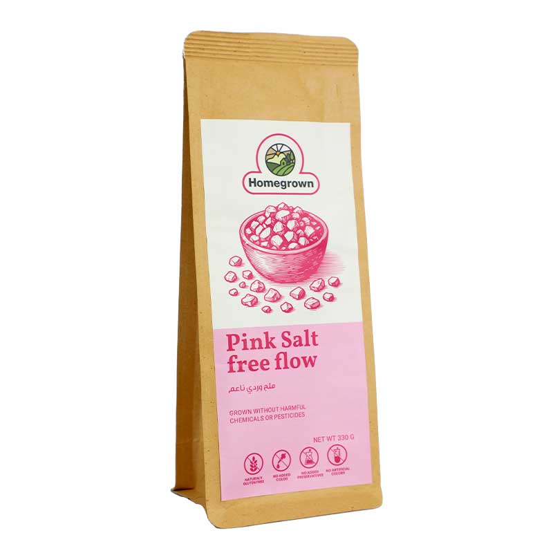 HOMEGROWN PINK SALT FREE FLOW 330GM