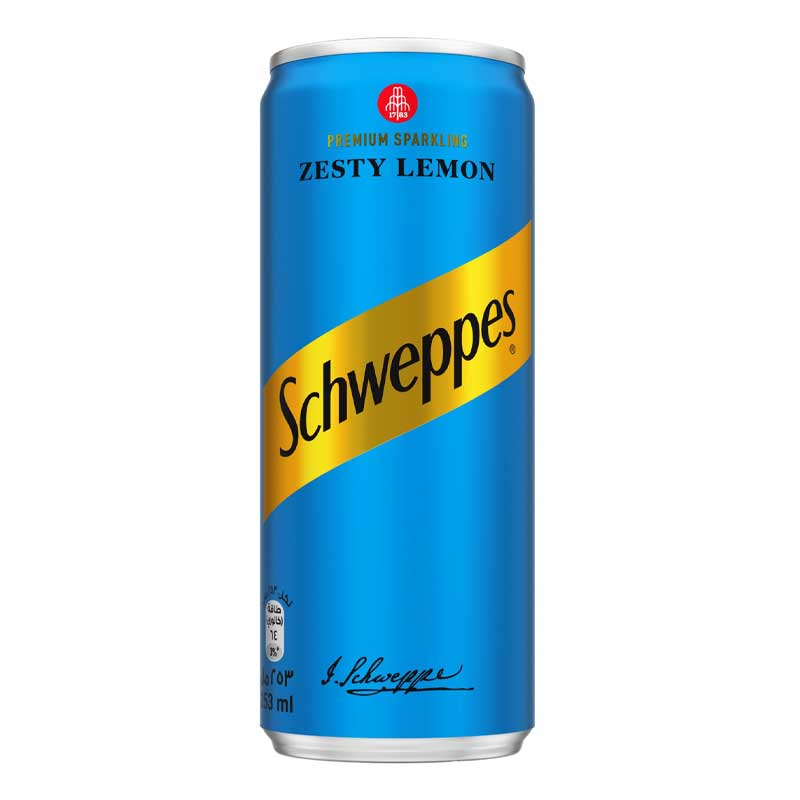 SCHWEPPES ZESTY LEMON 253ML