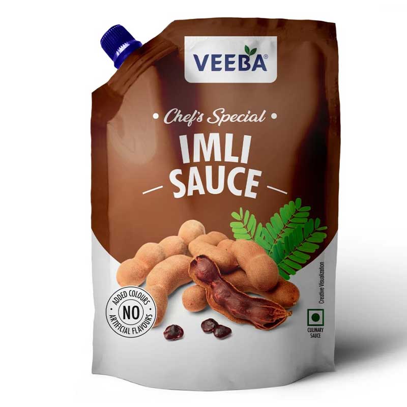 VEEBA  IMLI SAUCE/KHATTI - METHI CHUTNEY 500GM