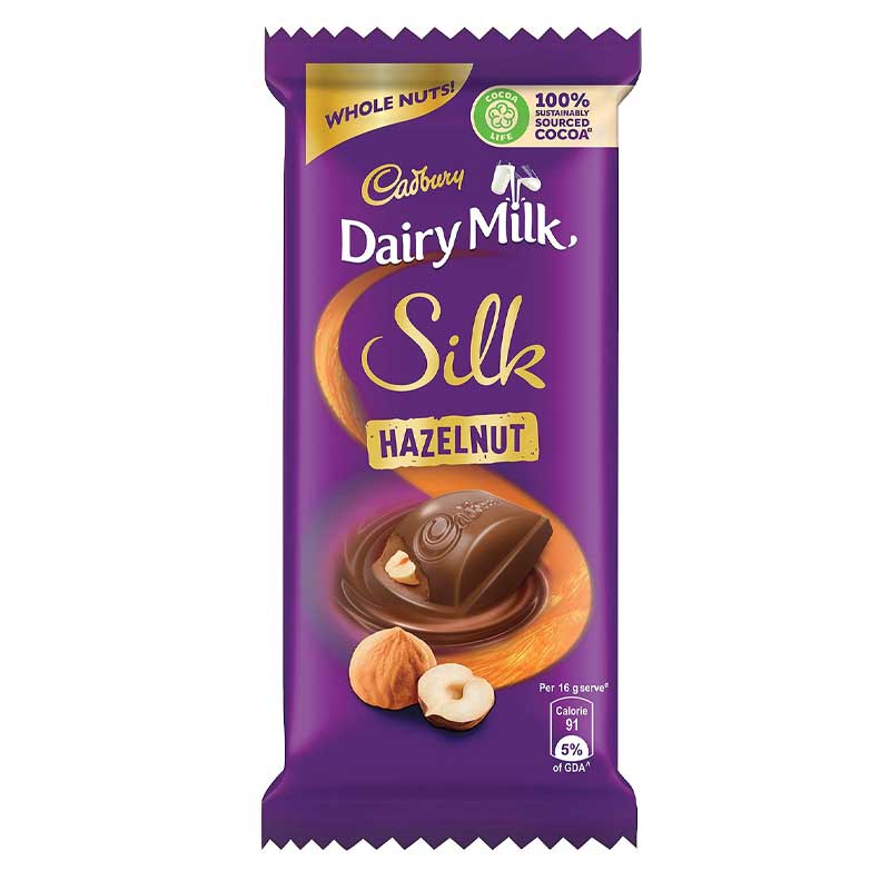 CADBURY DAIRY MILK SILK HAZELNUT 134GM