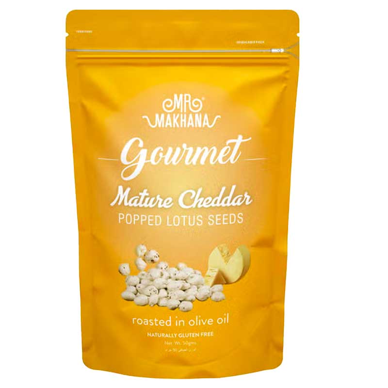 MR. MAKHANA GOURMET NATURE CHEDDAR 50GM
