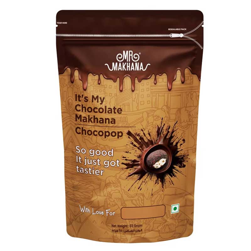 MR. MAKHANA CHOCOPOPS 65GM