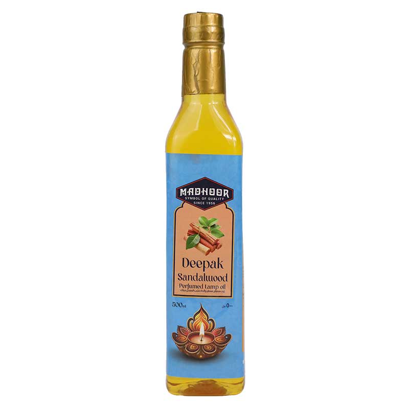 MADHOOR POOJA OIL SANDALWOOD 500ML