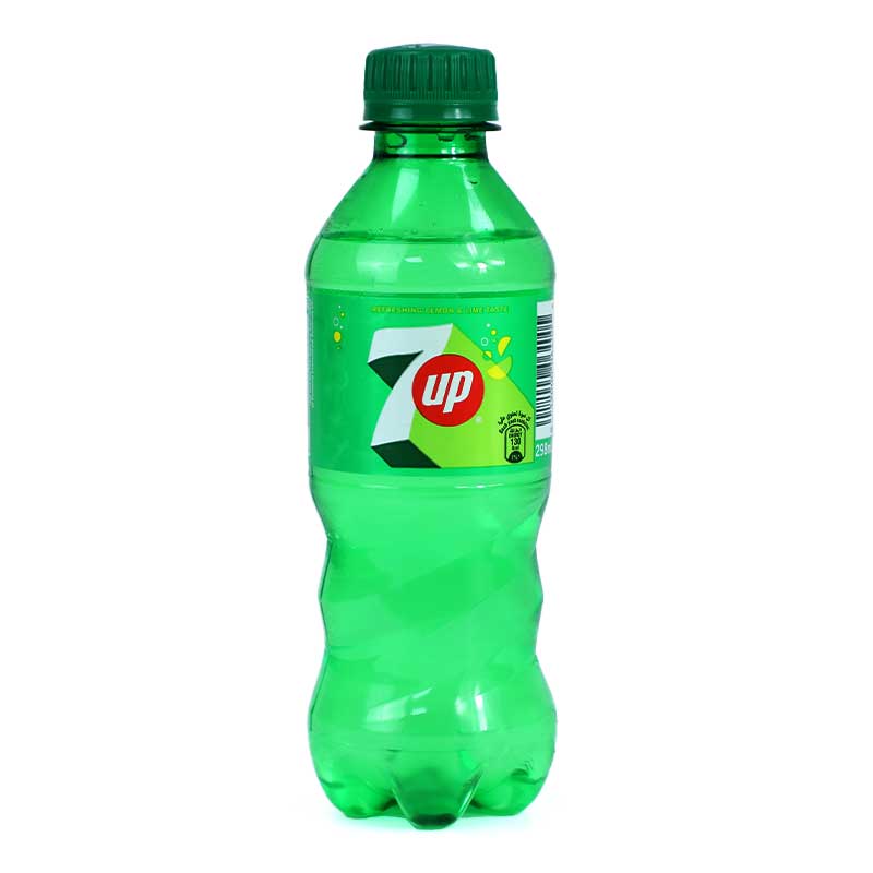 7UP BOTTLE LEMON &amp; LIME 298ML