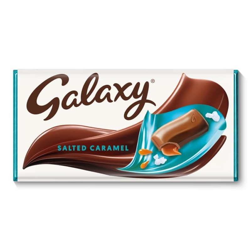 GALAXY SALTED CARAMEL BAR 135GM