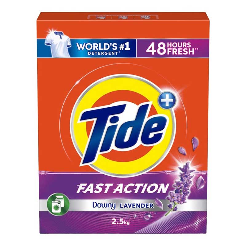 TIDE FAST ACTION DOWNY LAVENDER DETERGENT 2.5KG