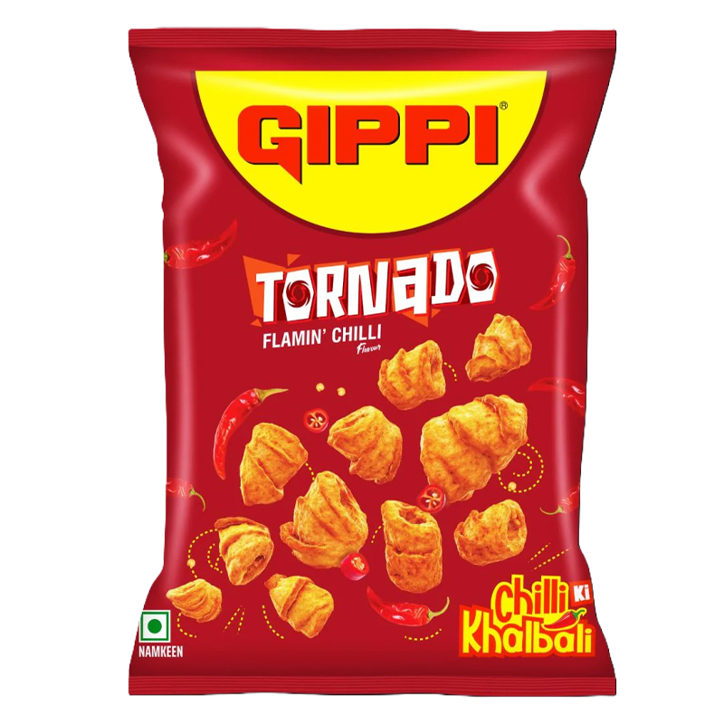 BALAJI TORNADO FLAMIN CHILLI CHIPS 55GM