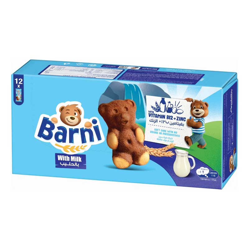 BARNI WITH MILK W/VIT B12+ZINC 30GM