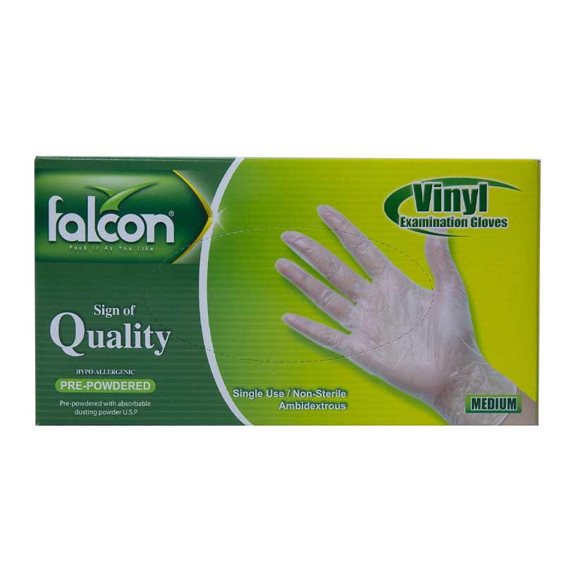 FALCON VINYL GLOVES (M)