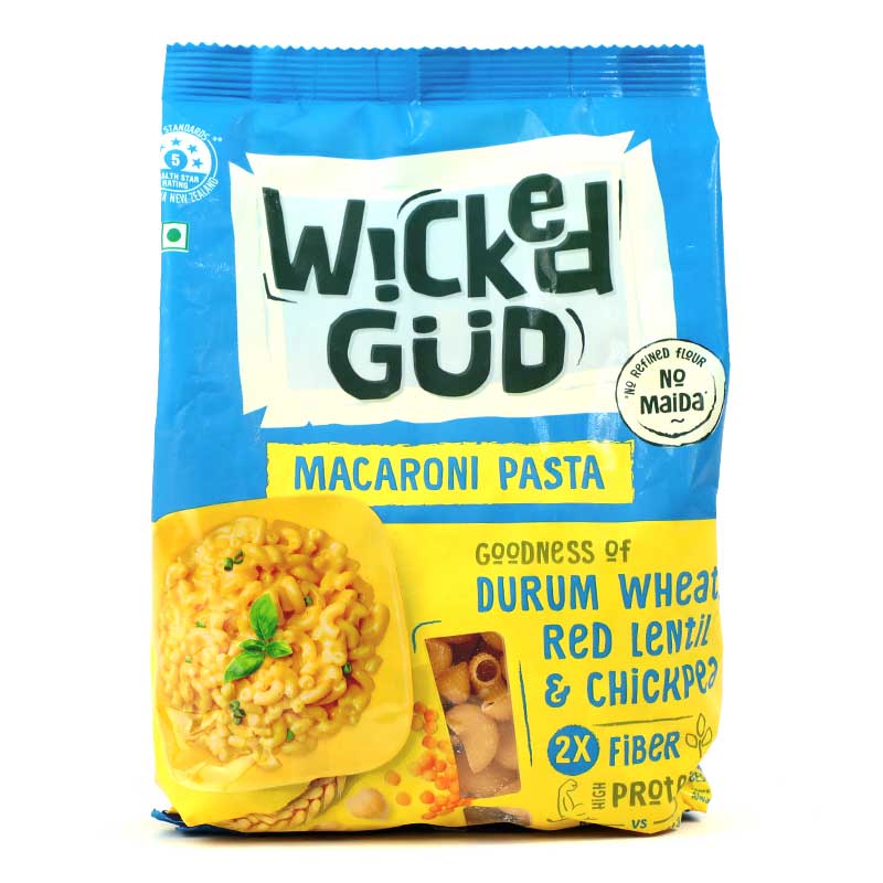 WICKEDGUD MULTIGRAIN MACARONI PASTA 400GM