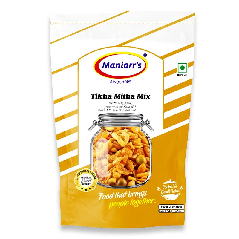 MANIARRS THIKHA MITHA MIX NAMKEEN 340GM