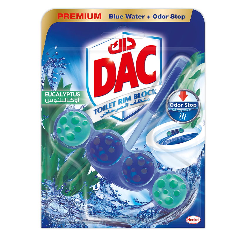 DAC TOILET RIM BLOCK EUCALYPTUS 50GM