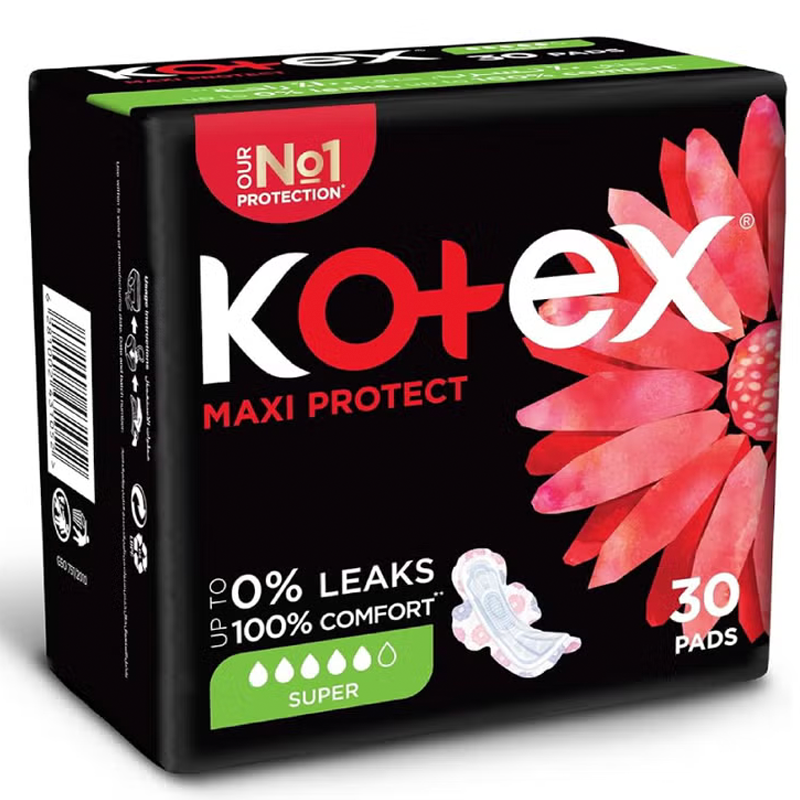 KOTEX MAXI SUPER PADS 30S