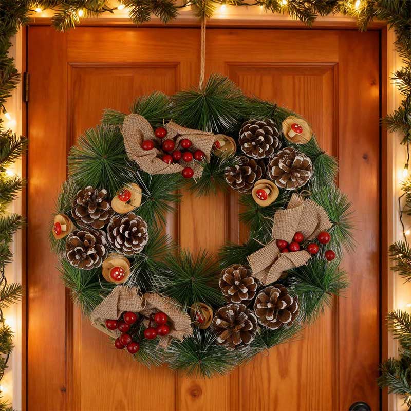CHRISTMAS DEVOR GARLAND 40CM