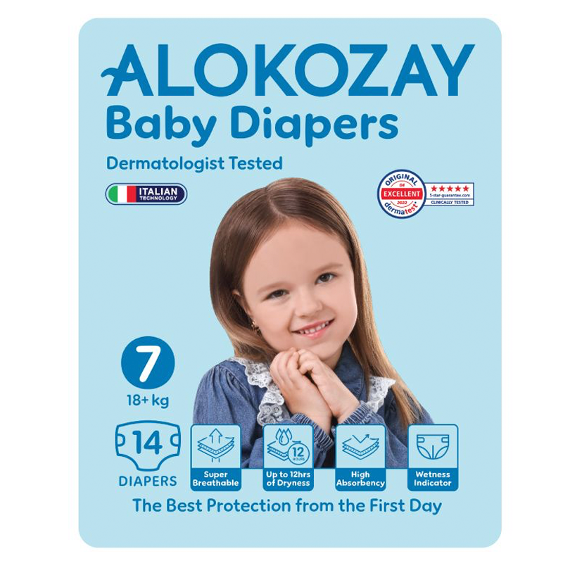 ALOKOZAY BABY DIAPERS NO 7 14S