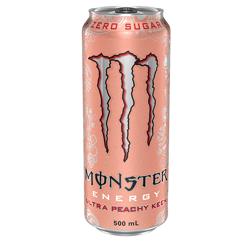 MONSTER ULTRA PEACHY KEEN ZERO SUGAR 500ML