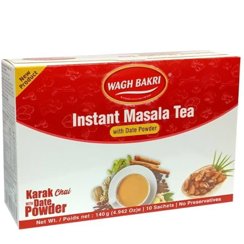 WAGH BAKRI MASALA TEA PREMIX W/DATE POWDER 140GM