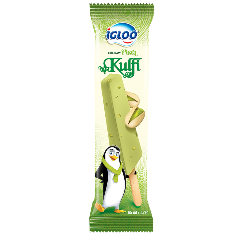 IGLOO CREAMY PISTA KULFI STICK 65ML