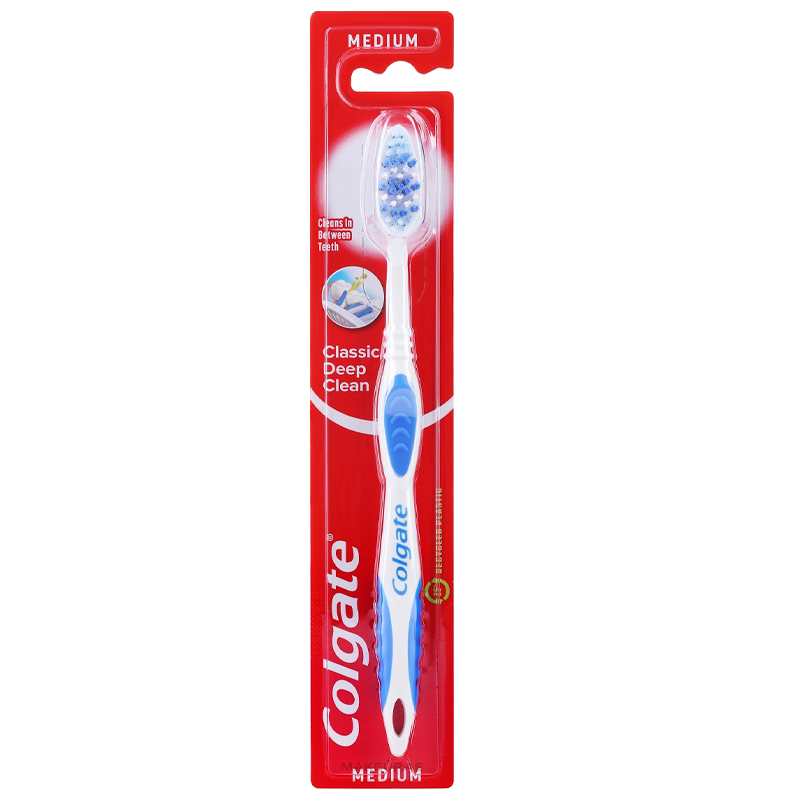 COLGATE CLASSIC CLEAN TOOTHBRUSH MEDIUM 1S