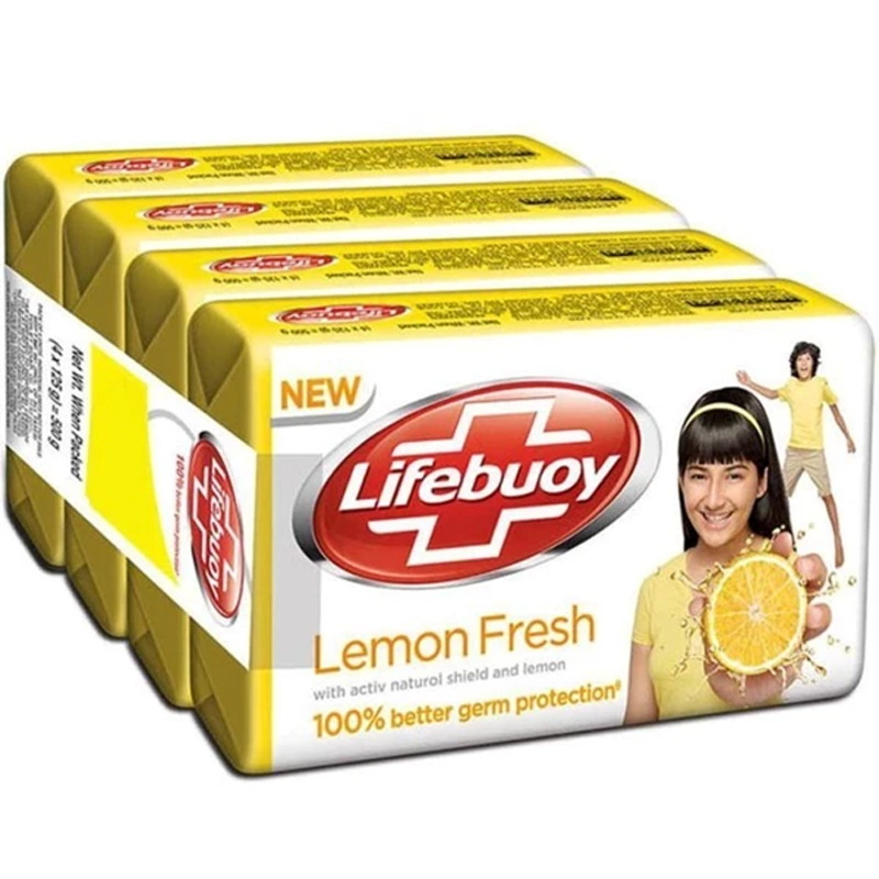 LIFEBUOY LEMON FRESH SOAP 4X100GM